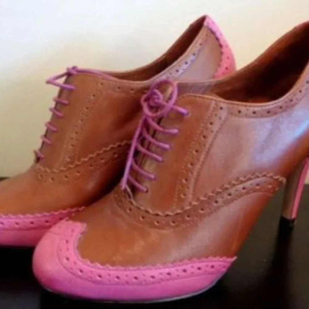 Cole Haan/Nike Air Lucinda Wingtip Oxford Pums. Size 6B - Picture 1 of 5